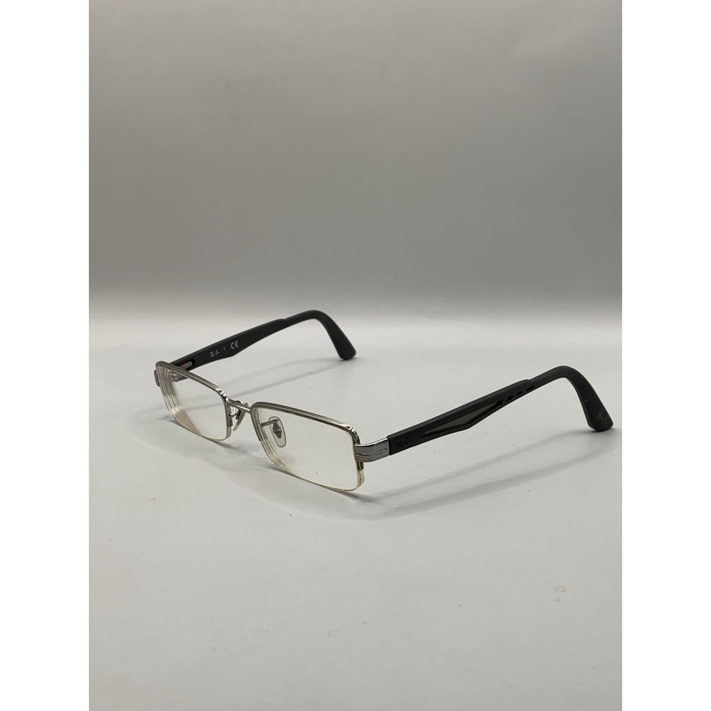 Ray Ban Eyeglasses RB6264 2502 51-16-135 Black Gunmetal Half Rim Frame Only